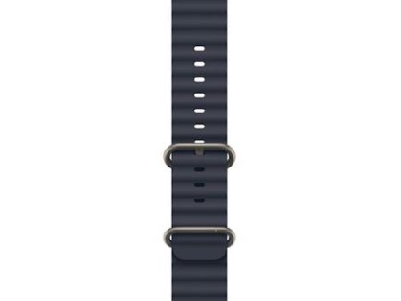 Bracelete Ocean Apple para Apple Watch Ultra 49mm  - Azul Navy Titânio Natural Online Sale