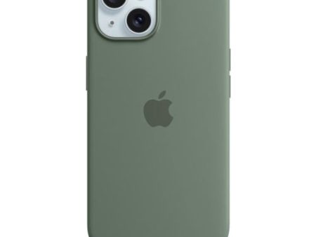 Capa Silicone Apple com MagSafe para iPhone 15 - Verde Cipreste Hot on Sale