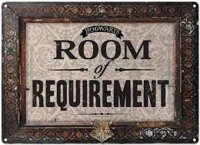 Harry Potter - Placa Metálica  Room Of Requirement   (A5) For Discount