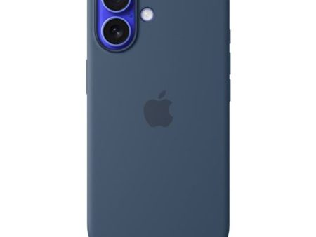 Capa em Silicone com MagSafe para iPhone 16 Plus - Azul Denim Sale