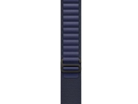 Bracelete Loop Alpine Apple para Apple Watch Ultra 49mm M - Azul Navy Titânio Preto Sale