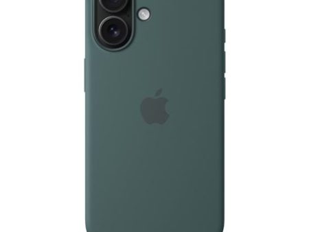 Capa em Silicone com MagSafe para iPhone 16 Plus - Verde lago Hot on Sale