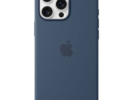 Capa Silicone Apple com MagSafe para iPhone 16 Pro Max - Azul denim For Cheap