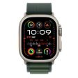 Bracelete Loop Alpine Apple para Apple Watch Ultra 49mm M - Verde Escuro Titânio Natural Online Sale