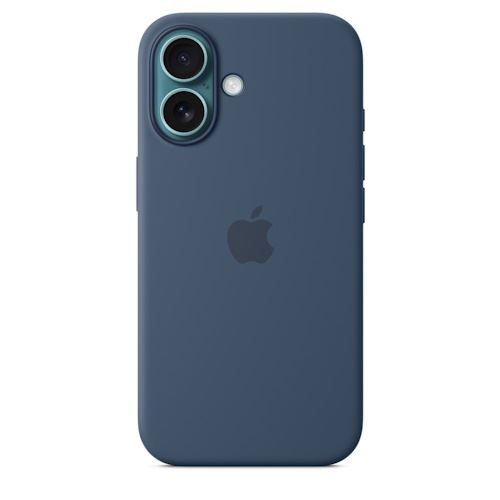 Capa em Silicone com MagSafe para iPhone 16 Plus - Azul Denim Sale