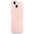 Capa em Silicone Apple com MagSafe para iPhone 13 - Giz Rosa Discount