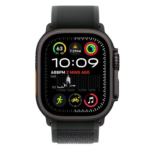 Bracelete Loop Trail Apple para Apple Watch Ultra 49mm M L - Preto Titânio Preto Online Sale