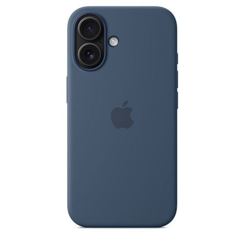 Capa em Silicone com MagSafe para iPhone 16 Plus - Azul Denim Sale