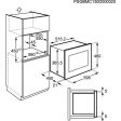 Micro-ondas Encastrar AEG MSB2548C-M | 25 L | 900 W - Aço inoxidável Online Sale