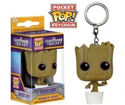 Funko Pop Pocket Keychain Guardians of The Galaxy Dancing Groot For Discount