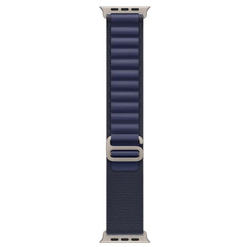 Bracelete Loop Alpine Apple para Apple Watch Ultra 49mm L - Azul Navy Titânio Natural Online Hot Sale