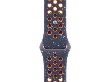 Bracelete Desportiva Nike Apple para Apple Watch 46mm M L - Azul Flame For Sale