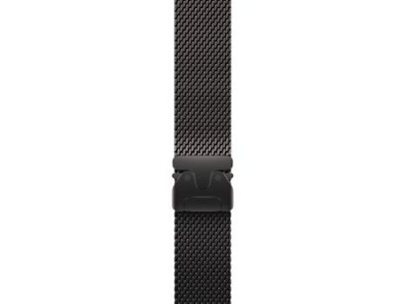 Bracelete Loop Milanesa Apple para Apple Watch Ultra 49mm M - Titânio Preto Fashion