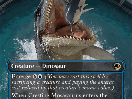 Cresting Mosasaurus (Borderless) [Jurassic World Collection] Online now