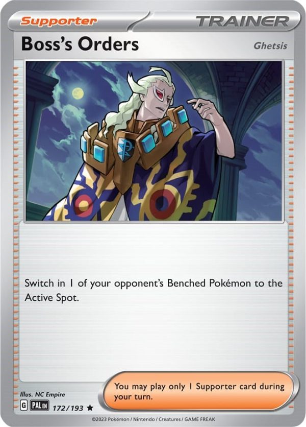 Boss s Orders (172 193) (Theme Deck Exclusive) [Scarlet & Violet: Paldea Evolved] on Sale