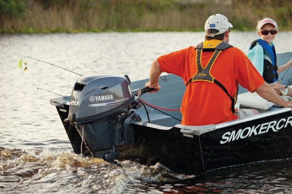 Yamaha F20SMHB - Portable 4-Stroke Outboard Motor - 20HP - 15  Shaft - Manual Start Discount