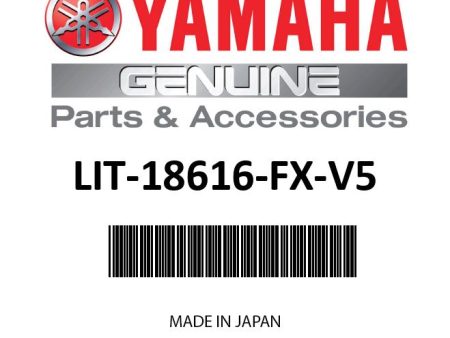 Yamaha - 15 Fx Svho Cruiser Svho Serv - LIT-18616-FX-V5 Online